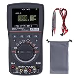 Mavaol 2-in-1-Digitaloszilloskop-Multimeter, 1 MHz Bandbreite, 2,5 Msps Abtastrate, tragbares Testmessgerät für Heimwerker und professionellen Einsatz