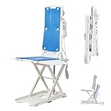 Elektrischer Sessellift GeräTe Heben äLterer Menschen Badewannenlift mit Liegefunktion, Aufstehhilfe bis 136 kg Tragkraft, 51 cm Höhenverstellung, 13 kg leichte Mobilitätshilfe für Senioren