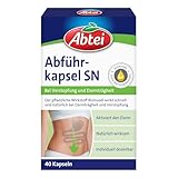 Abtei Abführkapseln - aktiviert den Darm bei Verstopfung und Darmträgheit - natürlich wirksam mit pflanzlichem Rizinusöl - 1 x 40 Weichkapseln
