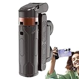 Selfie-Stick mit Fernbedienung, kleines Stativ für Telefon, kompaktes Telefonstativ, tragbar, kabellos, 360 Grad drehbar, kompaktes Telefonstativ,