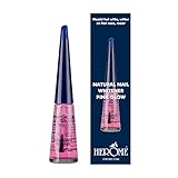 Herome Natural Nagelaufheller (Nail Whitener) Pink Glow - Whitening Nagellack - Akzentuiert die Natürliche Rosa Farbe des Nagels und die Nagelränder werden weißer - 10ml.