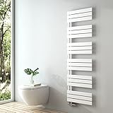 S'AFIELINA Design Badheizkörper Handtuchheizkörper Weiß Flach Paneel Seitenanschlusss 1599x500mm Heizkörper für Bad Handtuchtrockner 794 Watt