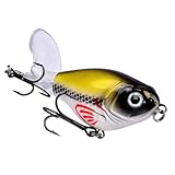 Suoumwa Fischereiköder Topwater Whopper Popper 12/16g Schwimmendem Wobbler Künstlicher Hartköder mit Propeller für Pikes 12g E