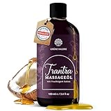 Grüne Valerie Massageöl mit fruchtigem Kokos 100 ml – Hochwertiges Öl für Muskelentspannung – Veganes Massageöl mit Vitamin E & C – Qualitätsöl aus Italien, dermatologisch getestet