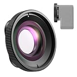 NEEWER 2X Vergrößerung Objektiv, 7-10cm Brennweite, Makro Nahaufnahme Fotografie Zubehör, kompatibel mit GoPro Hero 13 12 11 10 9 Action Kamera, Nicht wasserdicht, LS-65