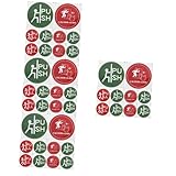 Operitacx 4 Sätze Schiebetüraufkleber Mülltonnenaufkleber Für Mülltonnen Spender Aus Griff Praktisches Warnglas Mit Schiebetür Praktische Push-sticker Kupferplattenaufkleber 36 Stück * 4