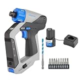 Dremel Blueprint 12V 3 in 1 Akku-Bohrschrauber Multischrauber Set mit Ortungsgerät, 1x Abnehmbarer Linienlaser, 2.0 Ah Akku, 9x Schrauberbit, 1x Multimaterial Bohrer Bit, 1x Wasserwaage, 1x Ladegerät
