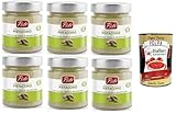 Pistì Crema Spalmabile al Pistacchio con 'Pistacchio Verde di Bronte Dop' Pistazien-Aufstrichcreme mit „Grünen Pistazien von Bronte Dop“ 6x200gr + Italian Gourmet polpa 400g