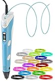 FreeSculpt 3D Pen: 3D-Drucker-Stift, USB-Stromversorgung, inkl. 20 PLA-Filamente (Druckerstift, 3D Stift Kinder, Kugelschreiber)