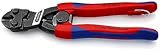 KNIPEX CoBolt Kompakt-Bolzenschneider mit schlanken Mehrkomponenten-Hüllen, mit integrierter Befestigungsöse zum Anbringen einer Absturzsicherung schwarz atramentiert 200 mm 71 32 200 T BK