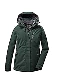 killtec Damen Funktionsjacke/Winterjacke mit abzippbarer Kapuze KOW 140 WMN JCKT, dunkelgrün, 40, 37411-000