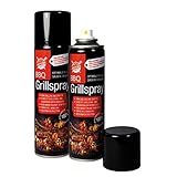 Boyens BBQ-Grillspray (2 Dosen) zum Grillen und Braten Pflegespray für Edelstahl und Gußeisen 200ml Dose Grillspray Trennspray Trennfett Trennmittel