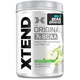 XTEND Original - BCAA-Pulver - Grüner Apfel | Ergänzungsmittel mit verzweigtkettigen Aminosäuren | 7 g BCAA + Elektrolyte für Regeneration & Hydration | 30 Portionen