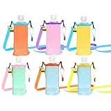 Flaschenträger Set – Trinkflaschenhalter Mit Verstellbarem Trageriemen – 6er Set Netztragetaschen Für Flaschen – Ideal Für Wanderungen Fahrradtouren Bergsteigen Camping Und Outdoor