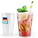 Trinklicht® 30 Cocktailbecher | Wiederverwendbare Trinkbecher 0,3L | Bruchsicher | Spülmaschinenfest | Partybecher Plastikbecher | Mehrwegbecher | Kunststoff Becher in Transparent