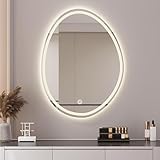 Badezimmerspiegel mit Anti-Beschlag- und dimmbarer Beleuchtung für Wohnkultur