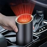 Cloudpower 12 V Akku Heizung Auto Heizlüfter, Frontscheibenheizung mit Akku 180 ° Drehbasis Windschutzscheibenentfeuchter Auto-Kühler elektronischer Entfeuchter für Winter Auto Camping