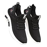 Generisch [Fashionable] Men's Lightweight and Breathable Casual Sports Shoes Fengchidianche Herren Schuhe 47 Schwarz (Black, 42)