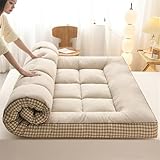 Dicke Futon-Matratze, faltbare, rollbare Isomatte für Schlafsaal, bequemes Bodenbett zur Entspannung