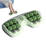 Zuasdvnk Rollendes Fußmassagegerät, Muskelentspannungspflege, tragbarer Fußentlastungsroller für Beinrücken-Workout, Fitnessstudio, Reisen, Yoga, Damen, Herren, Zuhause, Reisen