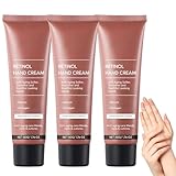 Retinol Anti-Aging-Handcreme, straffende Anti-Aging-Handlotion mit Kollagen, reparierende Feuchtigkeitscreme für trockene, rissige Hände, verbessert die Elastizität und macht die Haut weicher (3pcs)