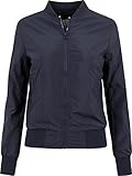Urban Classics Damen Ladies Light Jacket Bomber Jacke, Navy, L EU