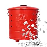 Tewzafiya Barrel Brenner - Edelstahl Aschenbecher mit Griff - Propizium Fass mit Deckel und Griff für Transport für Rituale und Zeremonien Bestattungen Qingming Party