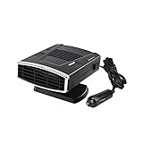 Mupkvy Autoheizung, 12V 200W Tragbarer Autoheizungsstecker für den Zigarettenanzünder, 2-in-1 Schnellheiz und Kühlfunktion, Windschutzscheiben Defroster, Fensterentfroster fürs Auto