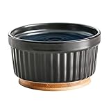 Opilroyn Beheizter Wassernapf für Katzen - Winter Thermostatischer Katzenfutterspender | Warming Feeder für Welpen, Keramik Hund Haustier Futter Futterstation