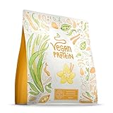 Veganes Proteinpulver | Vanille | 600g Eiweißpulver | Premiumqualität Protein | Made in Germany | Alpha Foods