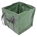 Garneck Großer Wasserdichter Gartenabfallsack Wiederverwendbar für Laub und Gartenabfälle für Gartenpflege und Aufräumarbeiten Große Kapazität Robuste