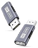BRV Explorer DisplayPort auf HDMI Adapter 4K 2-Stück, Unidirektional DP PC auf HDMI Monitor, UHD 2K@120Hz, 4K@30Hz DP Stecker zu HDMI Buchse Kompatibel für Desktop/Laptop, Lenovo, HP, Dell, AMD usw