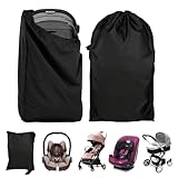 CHIHOLEN Transporttasche Kinderwagen, Universal Wasserdicht Buggy Tasche Flugzeug, Großer Flugreisen Kinderwagentasche, Reise Kinderwagentasche Schutzhülle, Kinderwagen Zubehör