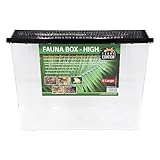 Fauna Box High (High, Extra-Large) - Transportbox/Quarantäneterrarium für z.B. Reptilien, Amphibien, Kaninchen, Mäuse, Vögel - Allzweckbehälter