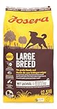 JOSERA Large Breed Huhn & Reis (1 x 12,5 kg) | Premium Trockenfutter für ausgewachsene Hunde großer Rassen | mit Lachsöl | weizenfrei | wertvolle Fettsäuren | XL-Kroketten gegen Schlingen | 1er Pack