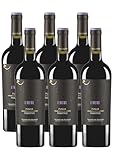 I Muri Primitivo Puglia – Trockener, fruchtbetonter Rotwein aus Apulien in Italien (6 x 0,75L)