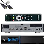 GigaBlue UHD Quad 4K Pro 2X FBC DVB-S2 Twin Tuner, BCM7252S Dual Core Prozessor, 4GB RAM, 8GB eMMC, Bluetooth 5.4, H.265, 1200Mbit/s WLAN, 3X USB 3.0 E2 Linux Receiver, HTS e-com HDMI-Kabel