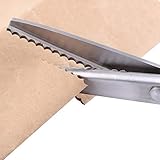 Edelstahl Zackenschere, Stoff dekorative Runde/Dreieck Rand Zackenschere Schere Clipper 3 5 7mm(5mm)
