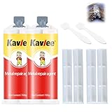 2 Komponenten Kleber 2 PCS,Metallkleber Extra Stark 100g A+B, wasserfester Zwei-Komponenten-Kleber,metallkleber Gussfehler Einfach Reparieren,Reparaturkleber Schnelle und Dauerhafte Metallreparatur