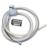 LICHTBLAU Elektrischer Aquastop Schlauch I 668113 I BITRON Typ 88 I 1,68m für Bosch Siemens Geschirrspüler SuperSilence iQ300 iQ500 iQ700 Sicherheitszulaufschlauch 3/4 Zoll 00668113