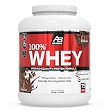 All Stars 100% WHEY PROTEIN 2270g I Eiweiß-Pulver mit Whey-Konzentrat & Isolat I leckeres Low-Fat Powder I hochwertiges Protein-Pulver I cremiger Protein-Shake mit Chocolate-Flavour
