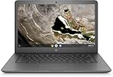 HP Chromebook 14A G5 Laptop, AMD A4-9120C Prozessor, 14 Zoll Notebook, 4GB DDR4 RAM, 32GB eMMC, US QWERTY Tastatur, Chrome OS (Renewed)