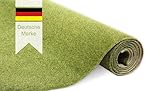 modellnatur Grasmatte 100 x 50 cm | Wiesengrün | Kunstrasen für Modellbau, Modelleisenbahn Zubehör, H0 Gelände, Bastelprojekte und Bonsai-Deko – naturgetreu, dicht beflockt, vielseitig