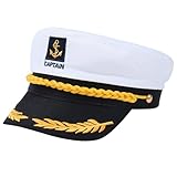 Cadimus Kapitänsmütze,Kapitäns Kostüm Zubehör,für Karneval Mottoparty