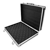 Holibanna 1 Satz Werkzeugkasten werkzeugkiste werkzeugaufbewahrung werkzeugspeicher transportbox werkzeugkoffer Aufbewahrungszubehör für zu Hause Flugkoffer Aluminiumlegierung Black