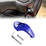 Jayruit Passend für mehrere Modelle, Aluminium-Legierung, Motorrad-Aufbewahrungshaken und Helmhalter für Fahrräder der Xmax-Serie, Blau