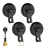 Dusch-Saugnapf-Haken – Kleine Duschhaken Mit Saugnapf, 4 Stück, Ohne Bohren, Badezimmer-Handtuchhalter | Aufbewahrungsorganisator Für Glastür, Luffa, Geldbörse, Schlüssel, Abnehmbar, Wandfenster, Bade