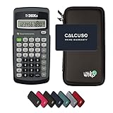 TI-30Xa Taschenrechner inklusive Schutztasche von WYNGS in Schwarz - Basic Set