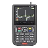 V8 Finder 2 TV Sign Finder Meter, Satellitenfinder Unterstützt Schleifensuche, Satellitenanalysator, Spektrumanalysator, Automatische Berechnung von AZ- und EL-Winkeln