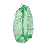 ifundom Faltbare Netztasche mit Kordelzug Nylon Fischfangbeutel Große Kapazität Tragbar für Angeln Krabben und Köder Vielseitig Nutzbar für Outdoor Fischerei und Bait Storage